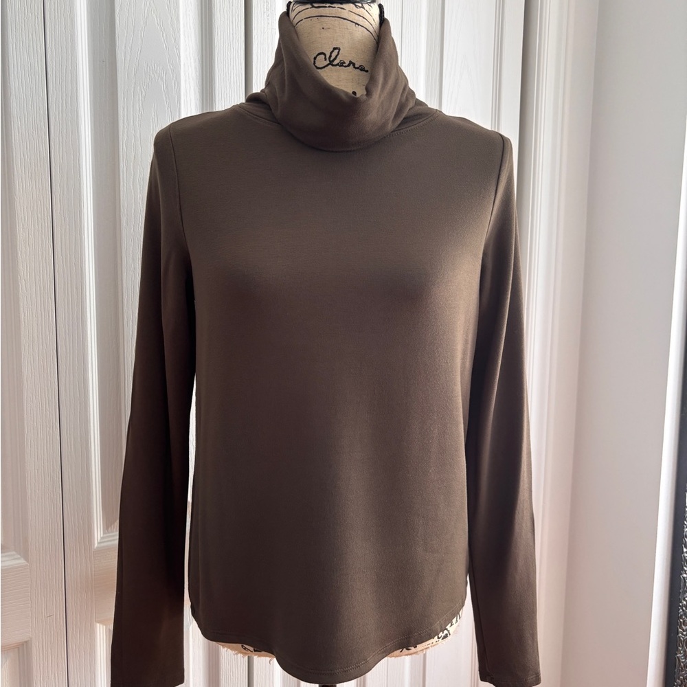 Camber & Grace Olive Green Turtleneck